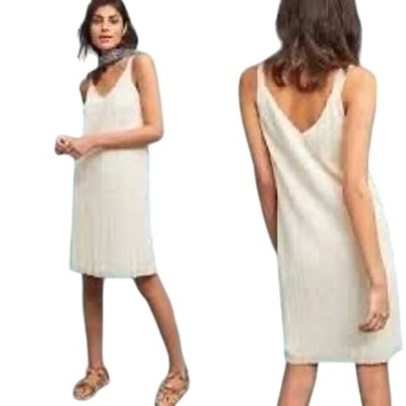 NWT Anthropologie Meadow Rue Prespa Pleated Dress Size 0 - Picture 1 of 12